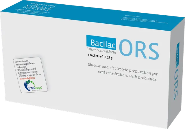 Vinalac Bacilac ORS probiotique 10 sticks diarrhée