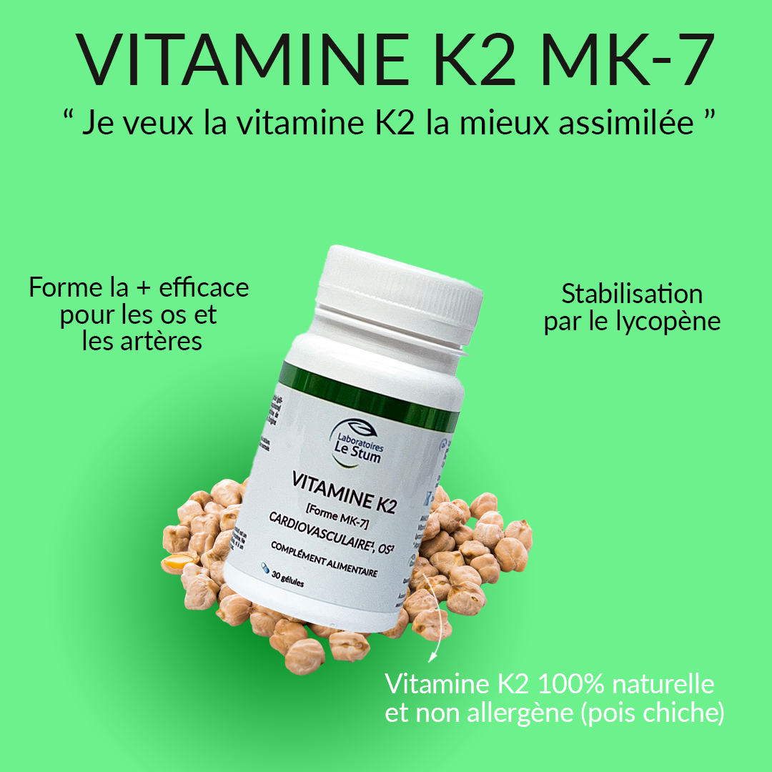 Le Stum Circulation Vitamine K2 MK-7 complément ossature