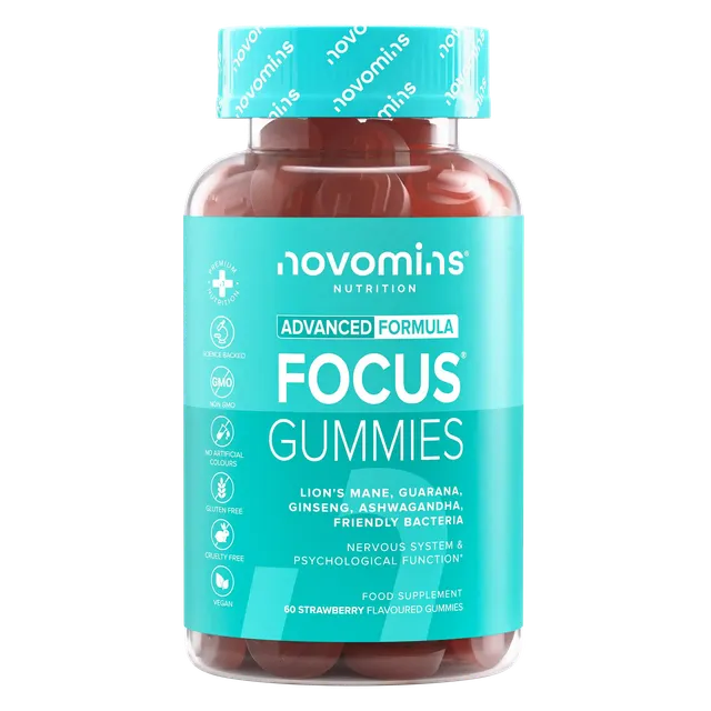 Novomins Gummies Concentration Focus Vitamine B12