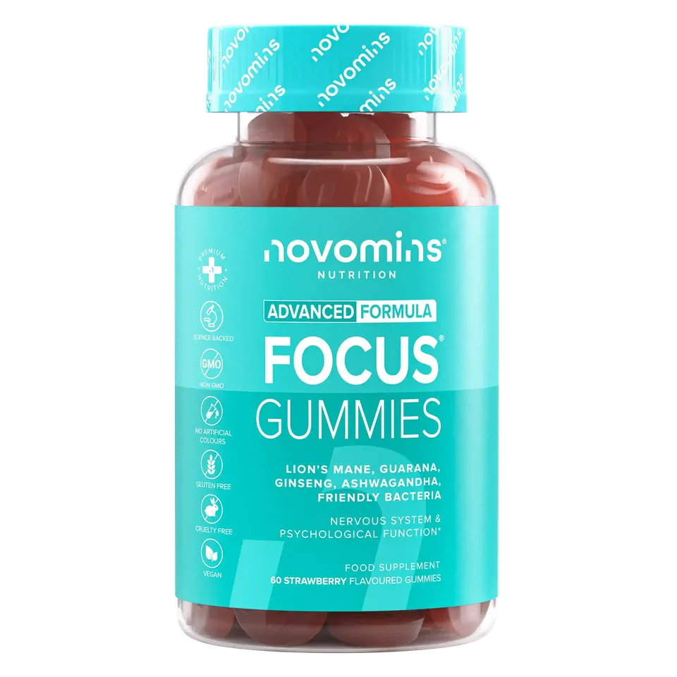 Novomins Gummies Concentration Focus Vitamine B12