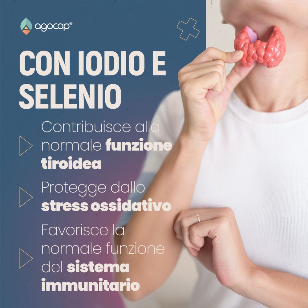 Agocap Vitamine e Minerali Tiroisolv iode sélénium thyroïde