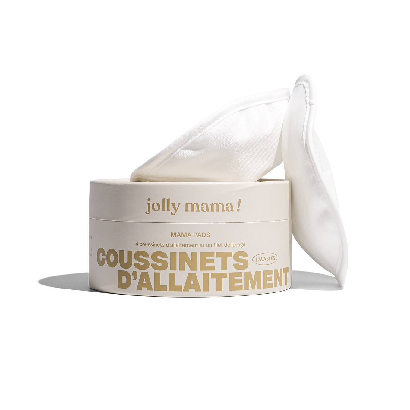 Jolly Mama Accessoires Coussinets d'allaitement lavables bambou bio