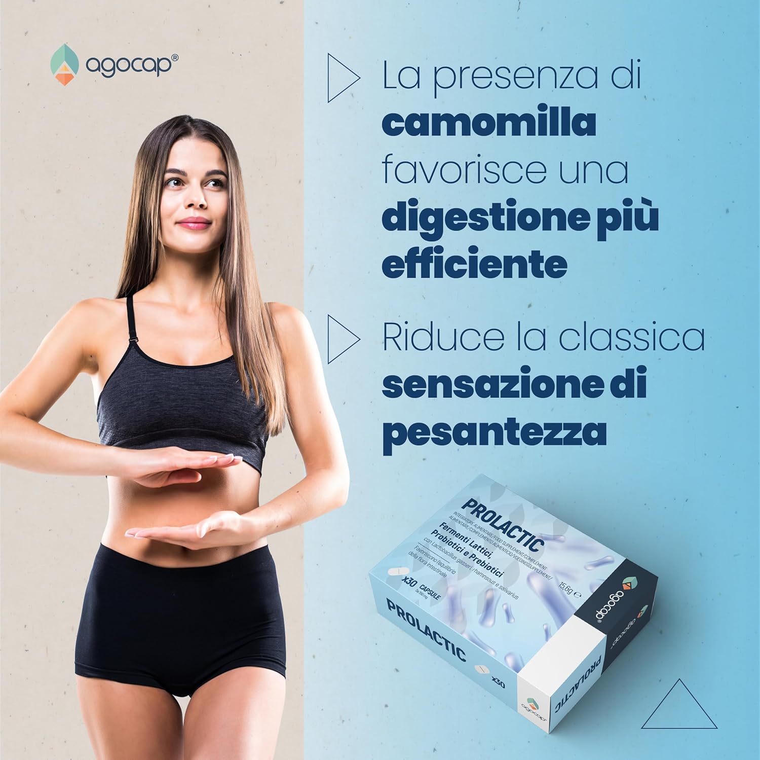 Agocap Benessere Intestinale ProLactic probiotique digestion