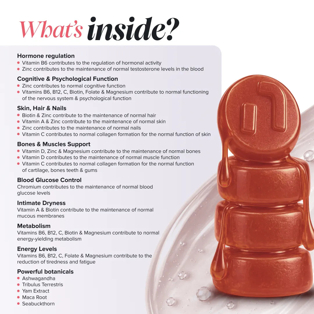 Novomins Ménopause Gummies ménopause maca magnésium 19 actifs