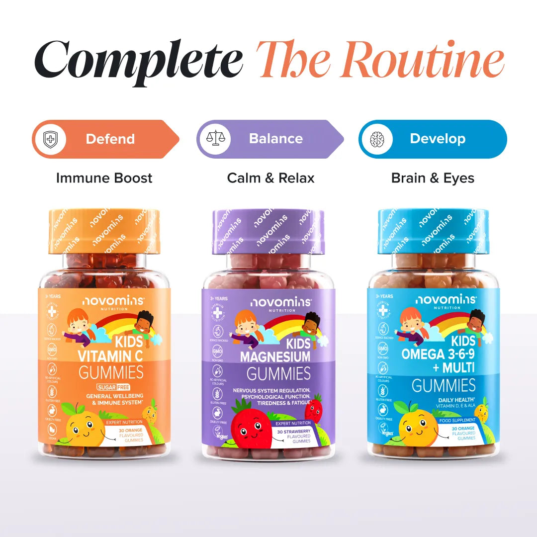 Novomins Vitamine C Enfants gummies sureau immunité