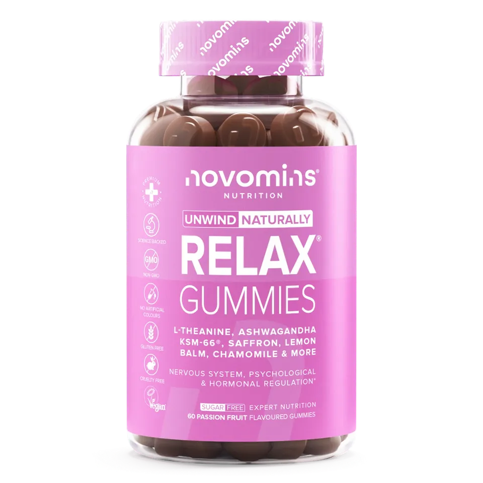Novomins Relax Gummies ashwagandha KSM-66 calme