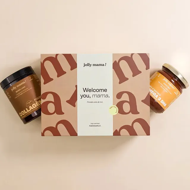 Jolly Mama Lots et Packs Coffret Naissance Cacao DHA Cadeau