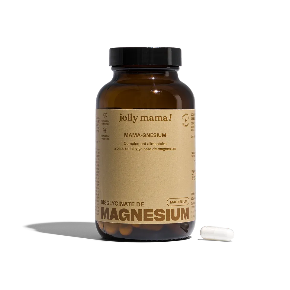 Jolly Mama Mama-gnésium complément magnésium bisglycinate 1 mois