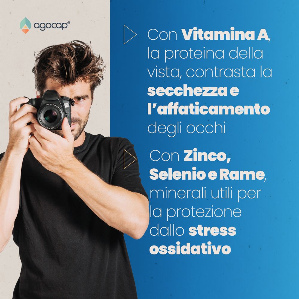 Agocap Vistaltop yeux lutéine zéaxanthine