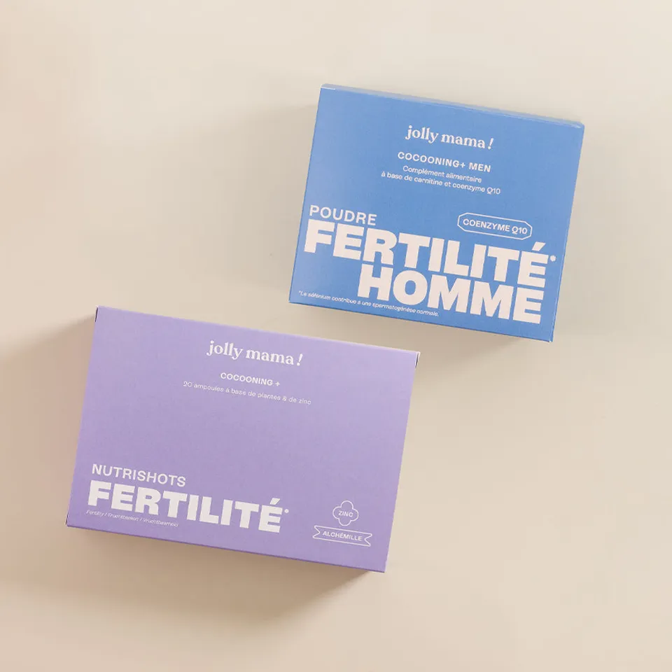 Jolly Mama Pack Fertilité Duo pack couple zinc sélénium