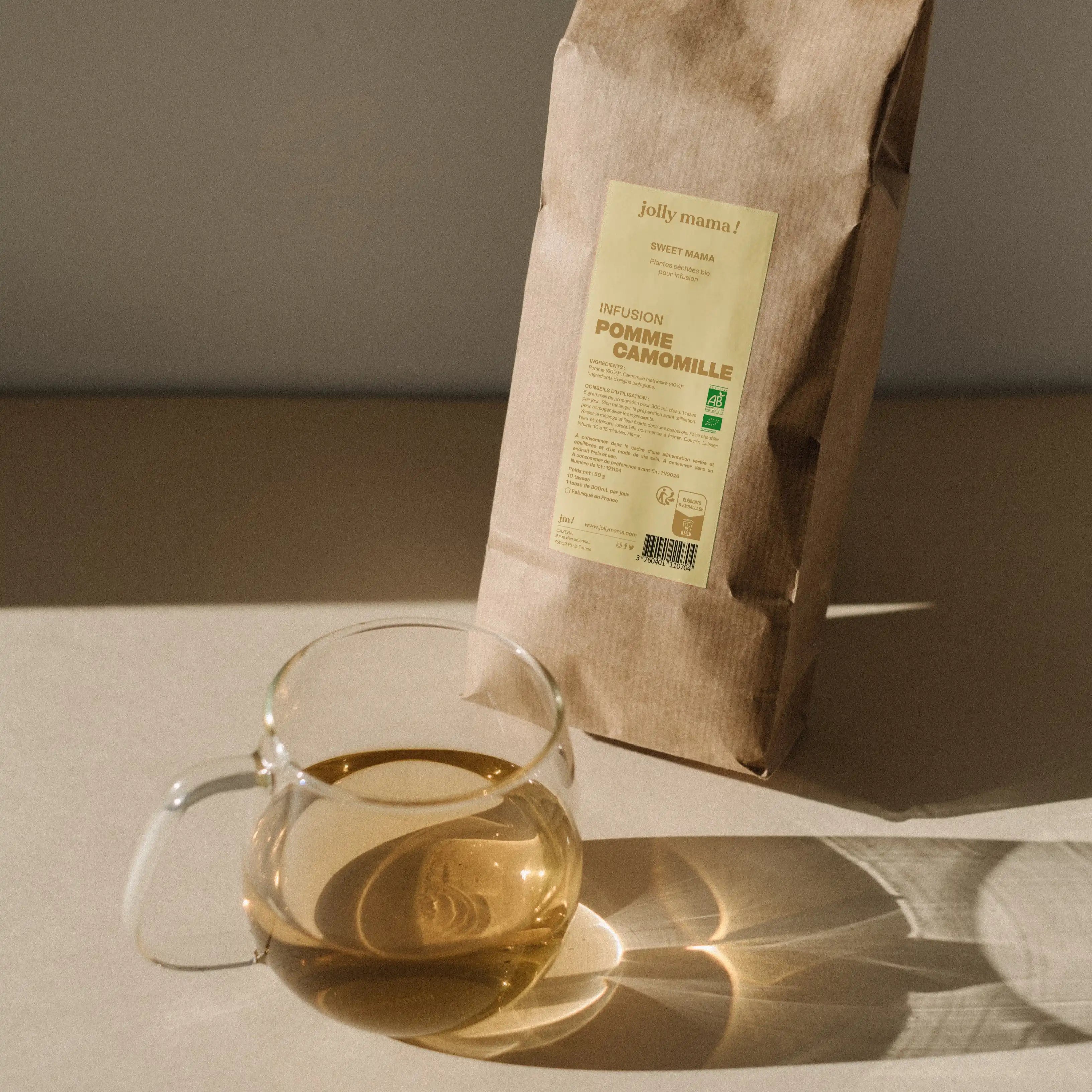 Jolly Mama Sweet Mama Infusion Pomme Camomille 1 Produit