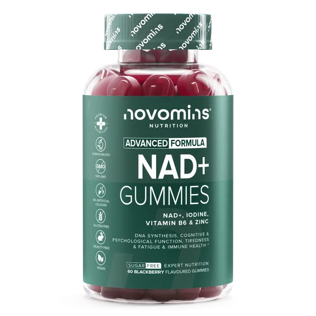 Novomins Énergie Gummies NAD+ gummies énergie mitochondrie