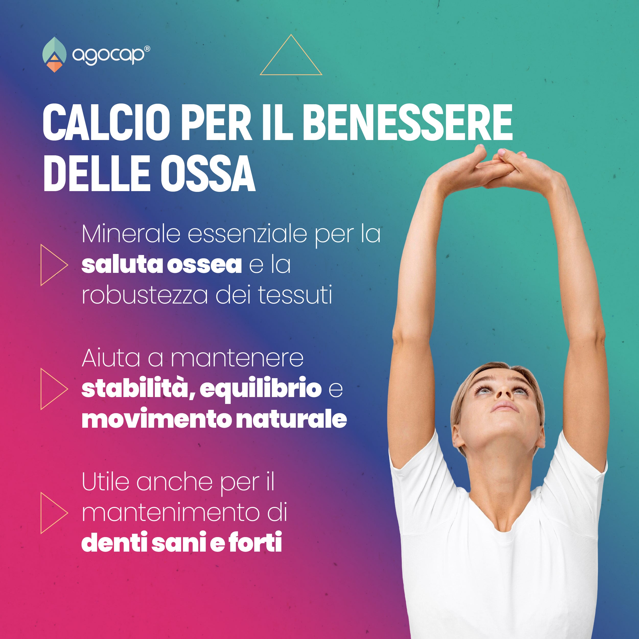 Agocap Calcium vitamine D3 gummies os dents