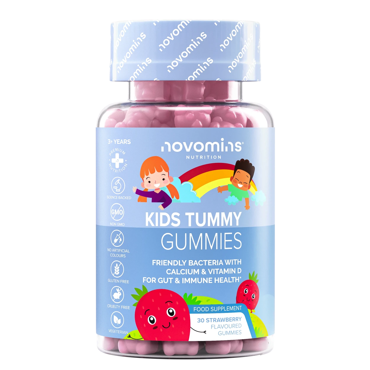 Novomins Gummies Ventre Enfants gummies calcium probiotique