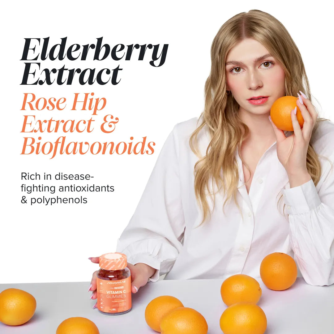 Novomins Immunité Gummies Vitamine C zinc sureau