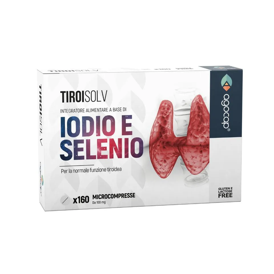 Agocap Vitamine e Minerali Tiroisolv iode sélénium thyroïde