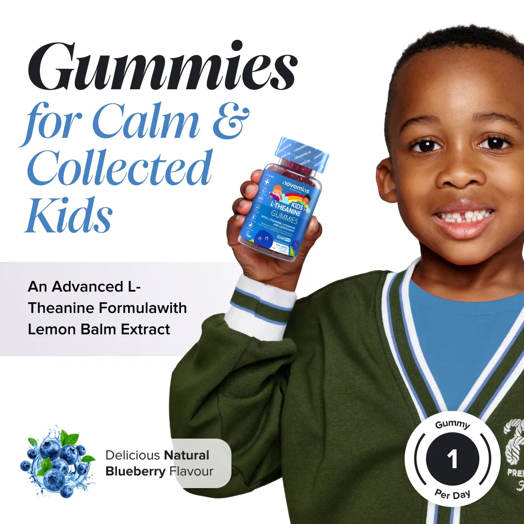 Novomins L-Théanine Enfants gummies concentration calme