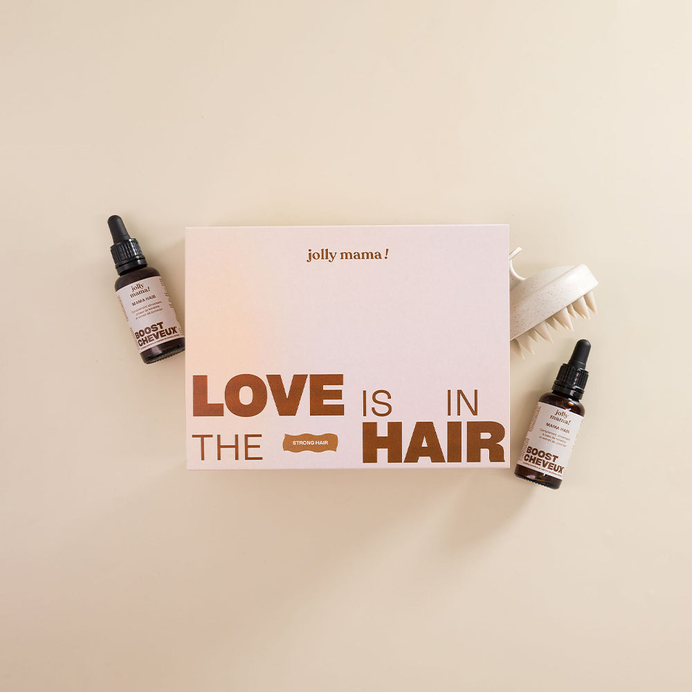 Jolly Mama Lots Coffret cheveux Mama hair + brosse kératine