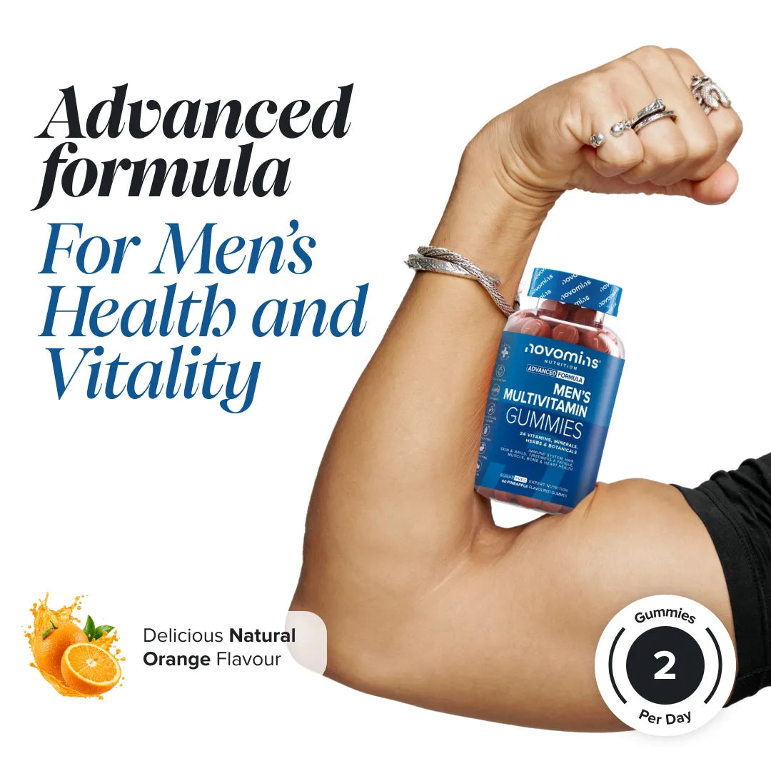 Novomins Multivitamines Hommes Gummies Sans Sucre