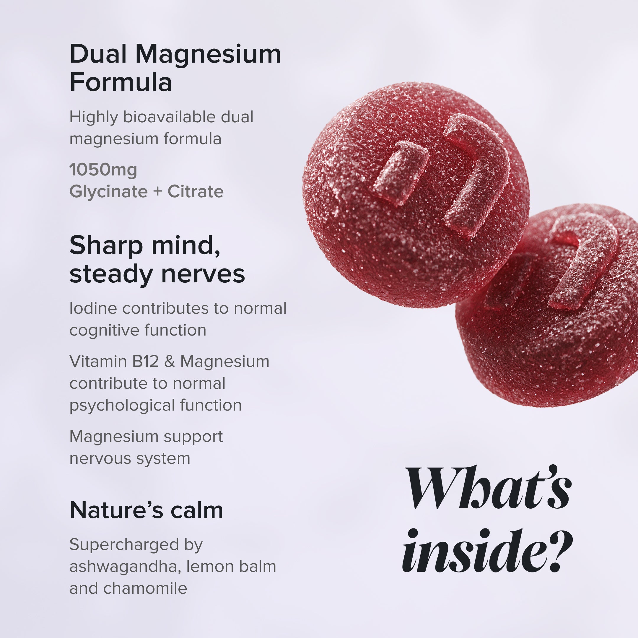 Novomins Sommeil Gummies Apaisants Magnésium Passion