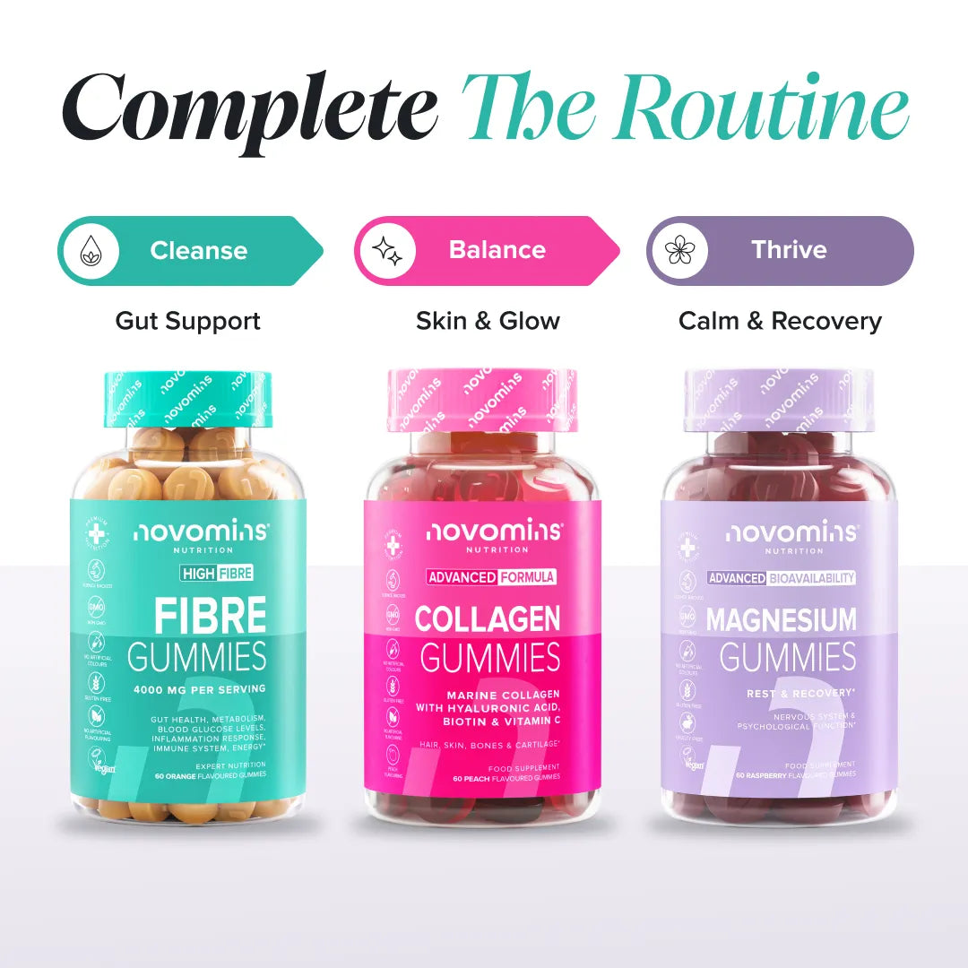Novomins Gestion du poids Gummies de fibres transit inuline