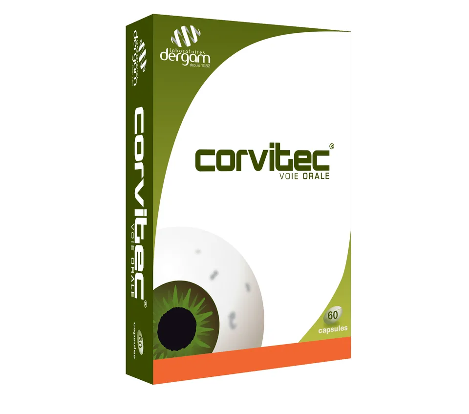 Dergam Corvitec complément alimentaire gélules vision yeux
