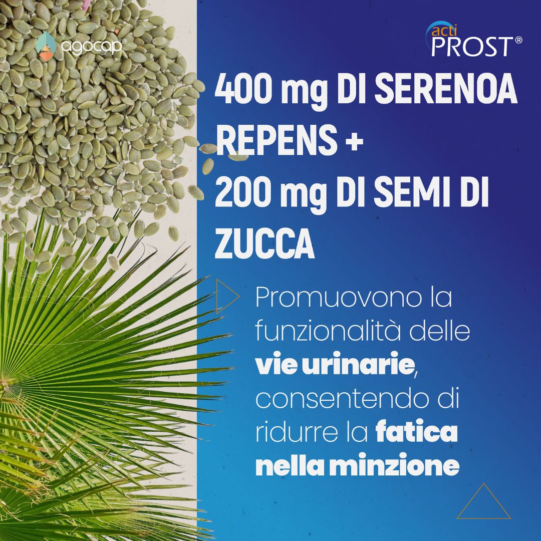 Agocap Benessere Urinario ActiProst complément prostate serenoa
