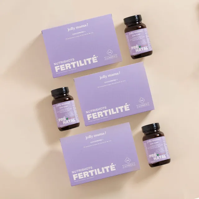 Jolly Mama Lots et packs Pack fertilité complément cure 3 mois DHA