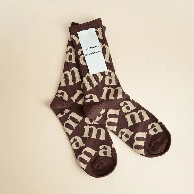 Jolly Mama Chaussettes Mama x Gamin Gamine coton taille unique