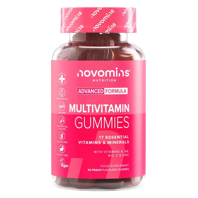 Novomins Multivitamines Gummies 17 Vitamines Énergie