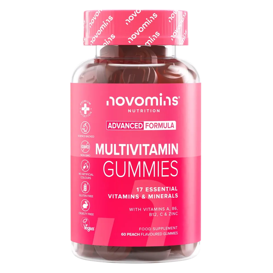 Novomins Multivitamines Gummies 17 Vitamines Énergie