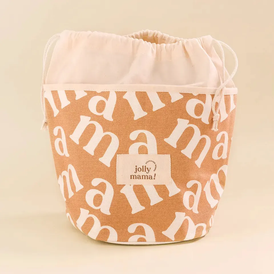 Jolly Mama Trousse ronde trousse coton bio GOTS