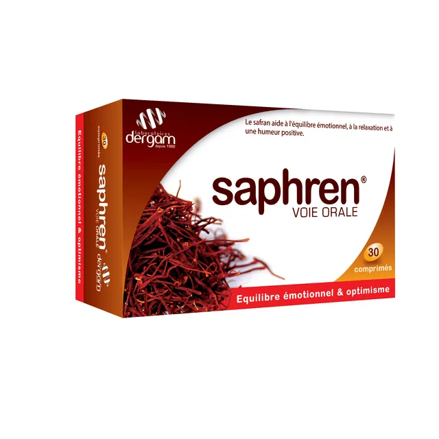 Dergam Saphren complément alimentaire gélules safran humeur