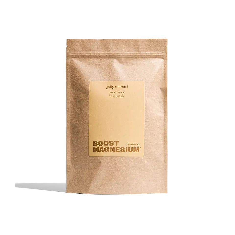 Jolly Mama Peanut Mama granola cacahuète 1 produit magnésium