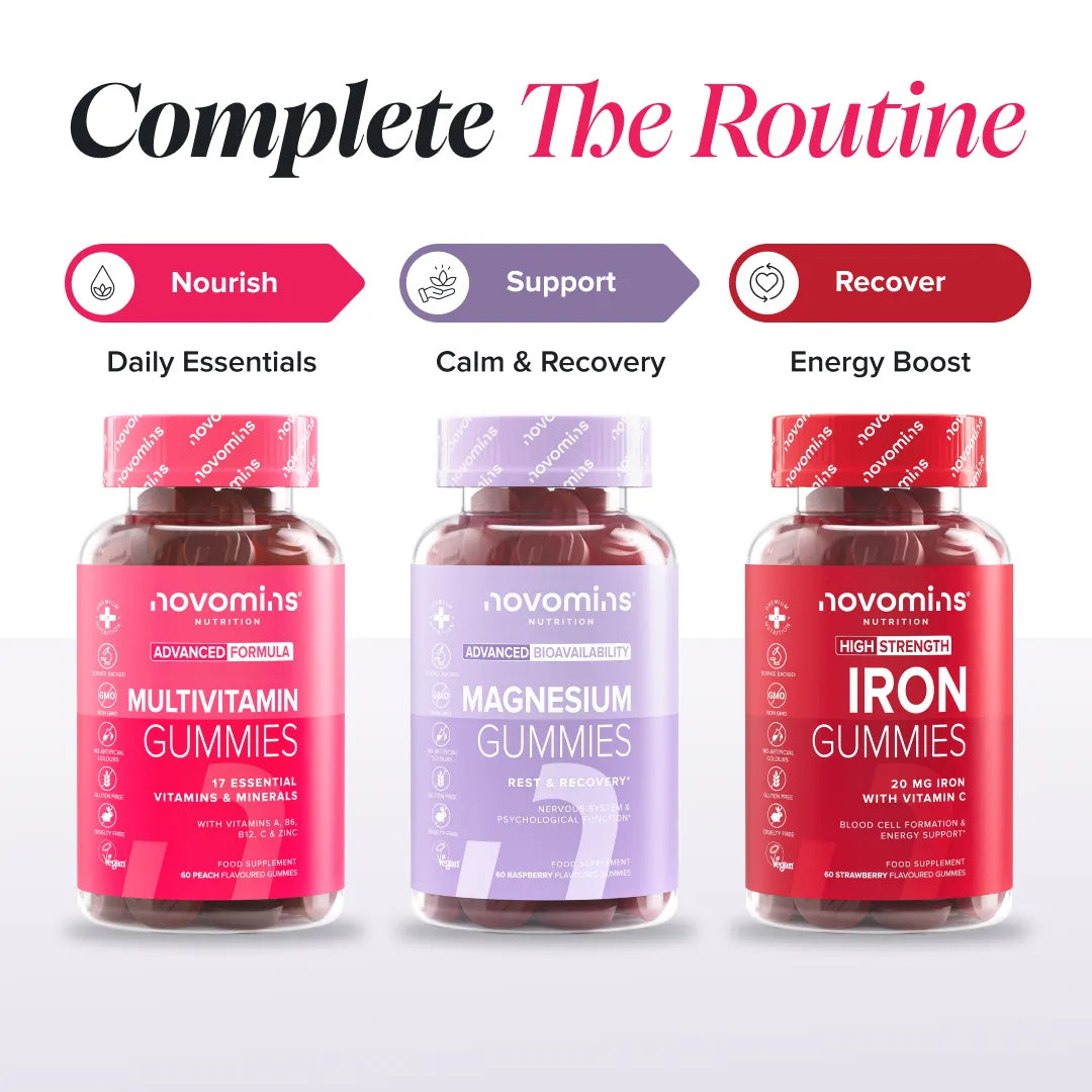 Novomins Multivitamines Gummies 17 Vitamines Énergie