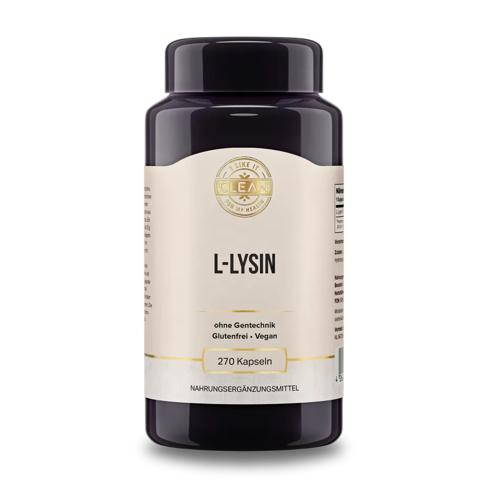 i like it clean L-Lysin L-lysine gélules 270 vegan 500 mg