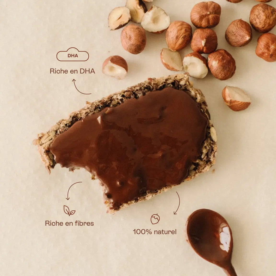 Jolly Mama Crazy nut pâte à tartiner cacao noisettes DHA