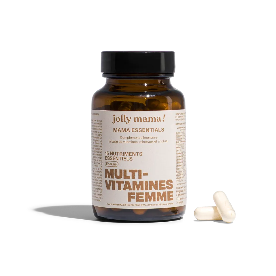 Jolly Mama Mama Essentials Vitamines 1 Mois Fatigue Vitamine C