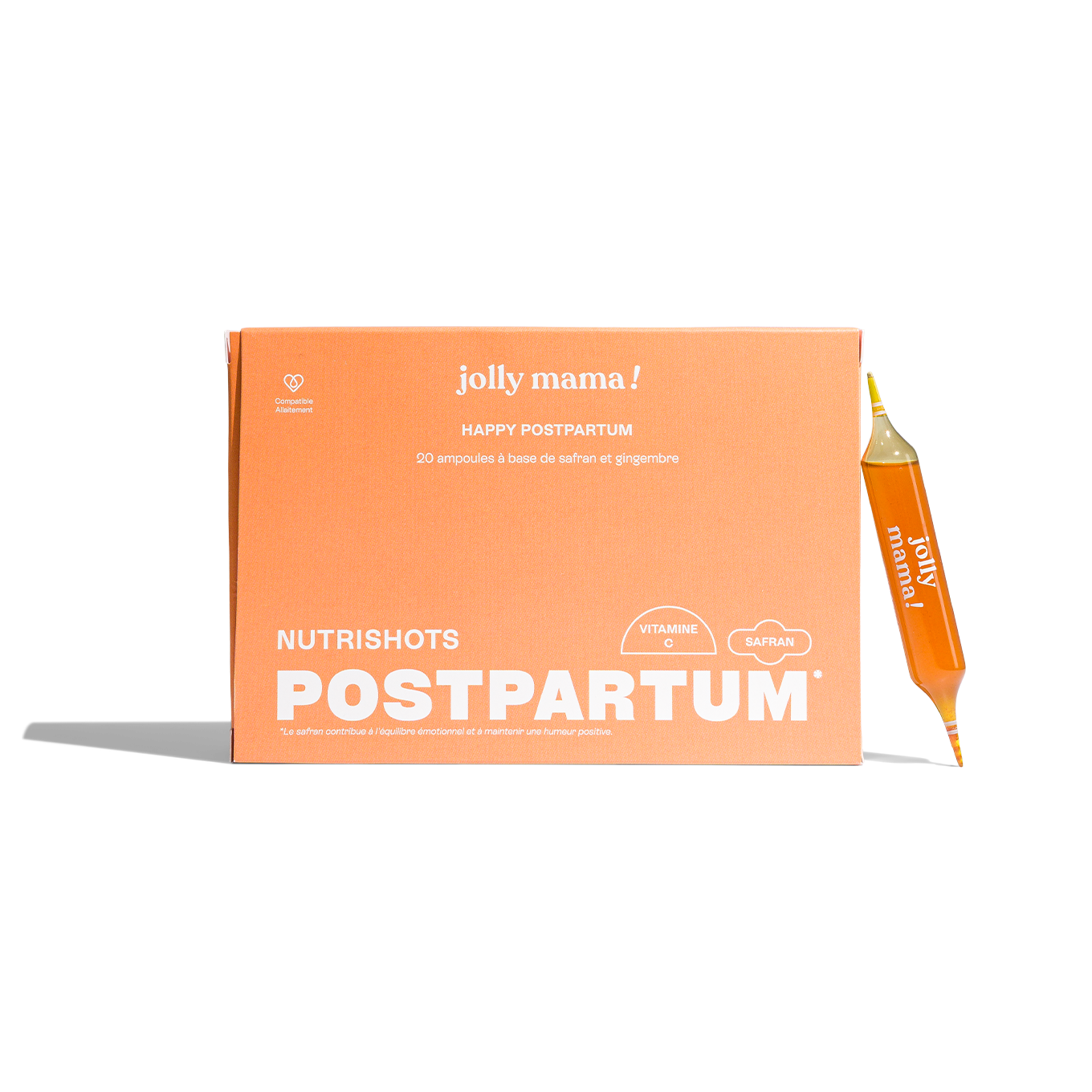 Jolly Mama Happy Postpartum complément alimentaire postpartum gingembre