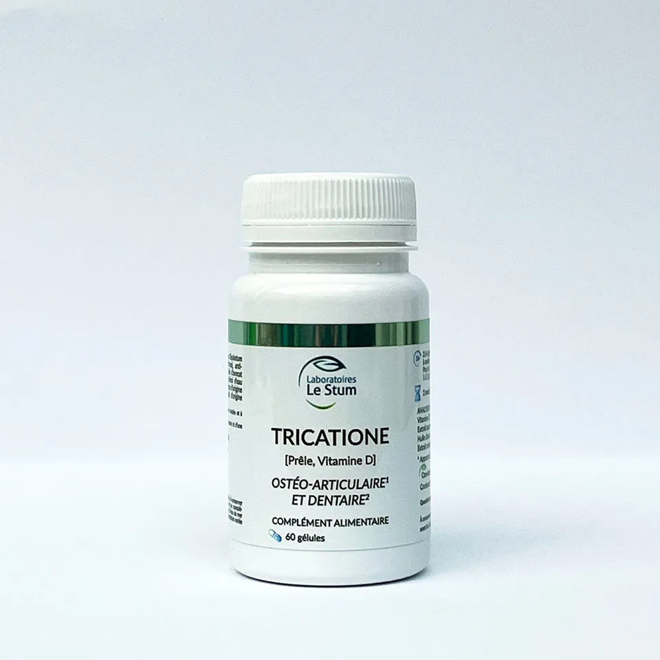 Le Stum Tricatione 60 Gélules Complément Os Silice