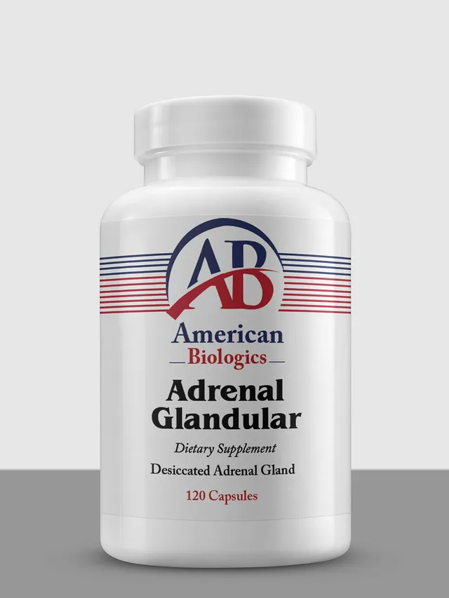 American Biologics Glandulars Adrenal Glandular comprimé surrénale bovine