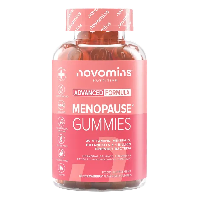 Novomins Ménopause Gummies ménopause maca magnésium 19 actifs