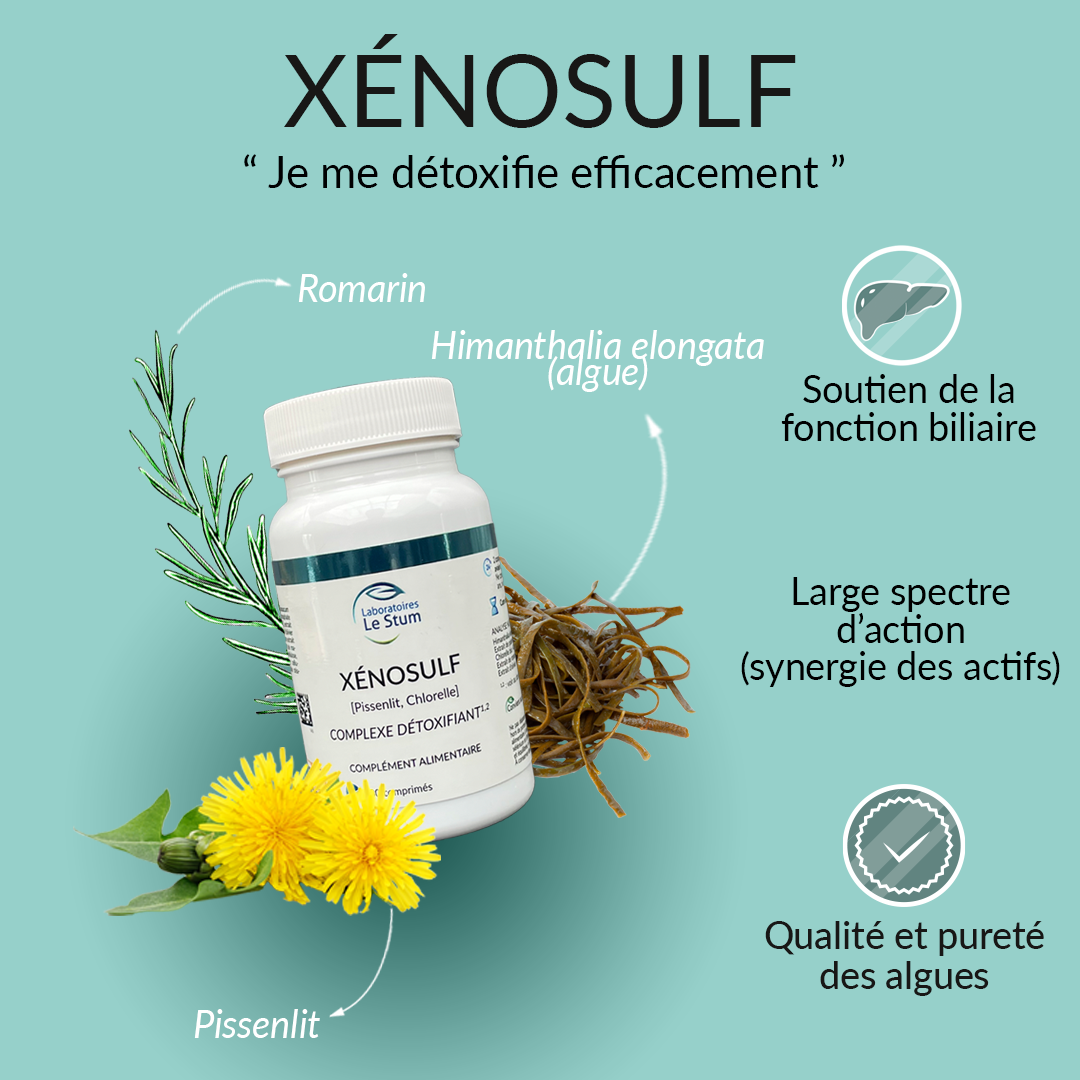 Le Stum Xénosulf complément détox foie vésicule biliaire