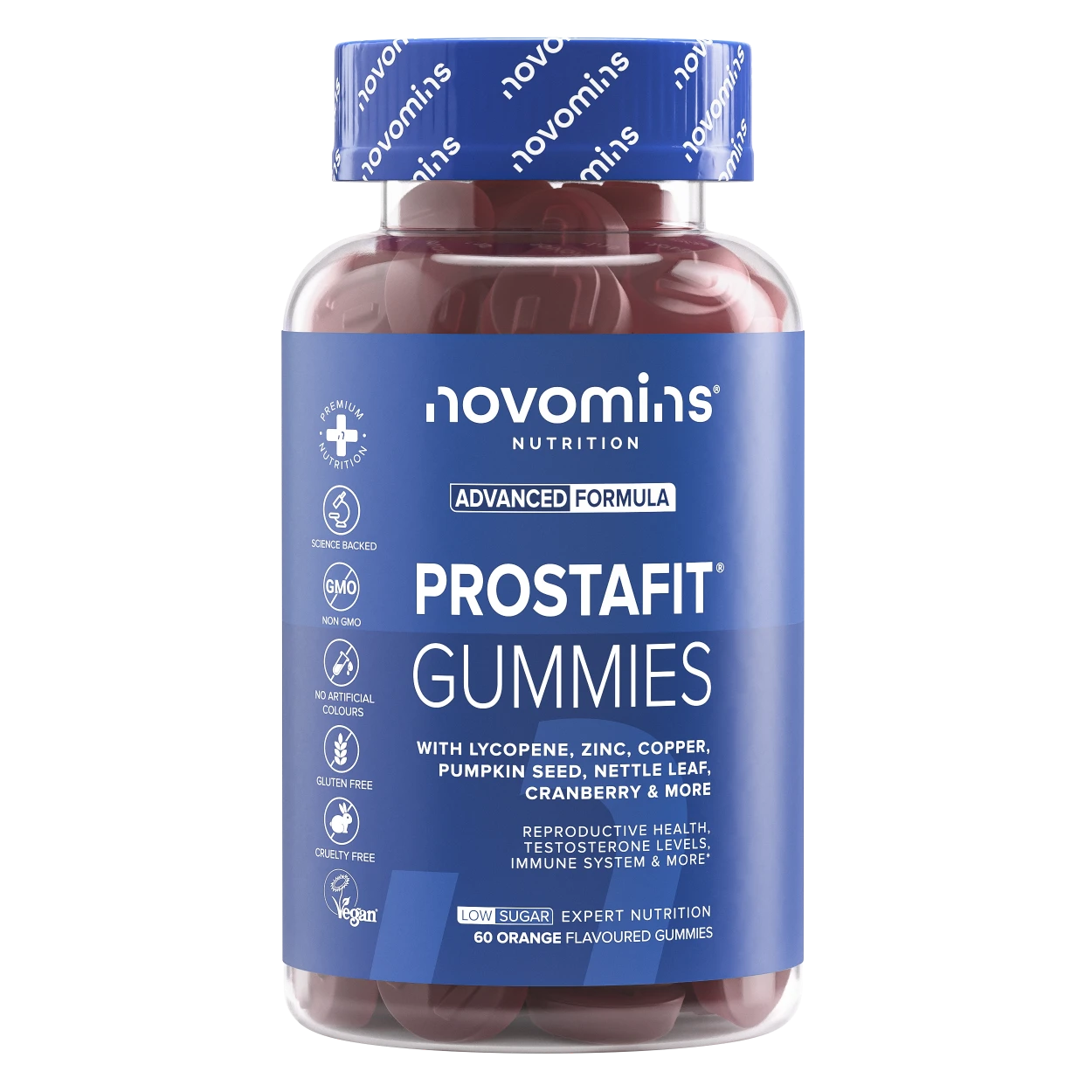 Novomins Prostafit Gummies homme zinc ortie courge