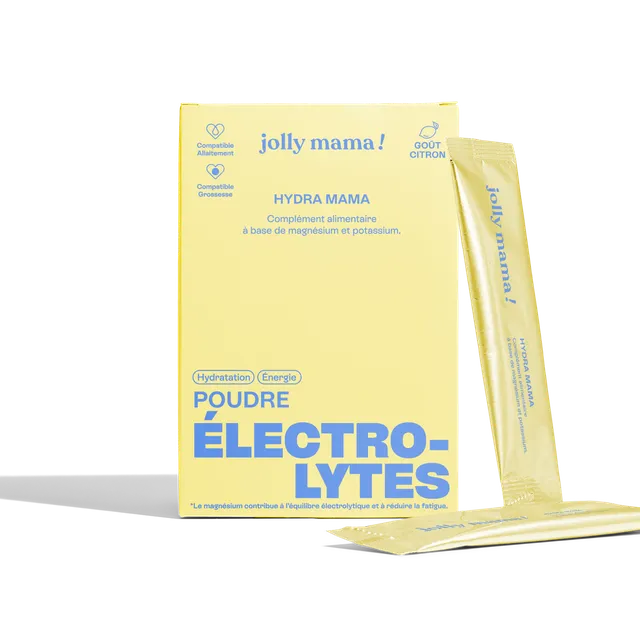 Jolly Mama Hydra Mama électrolytes poudre citron sans sucres