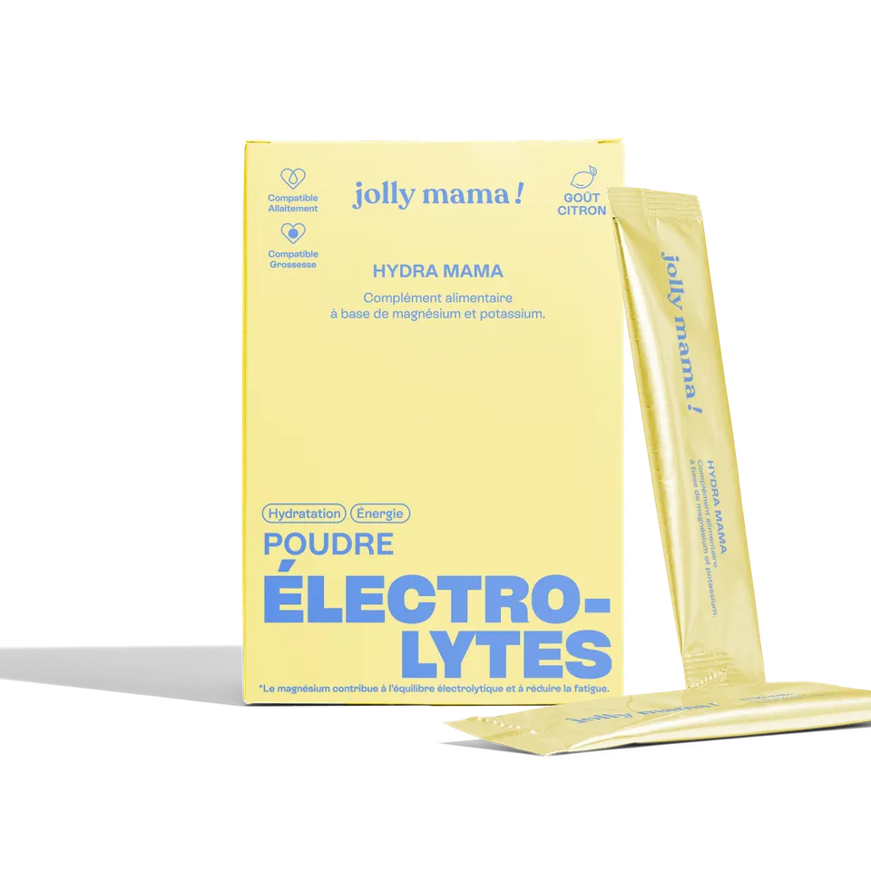 Jolly Mama Hydra Mama électrolytes poudre citron sans sucres