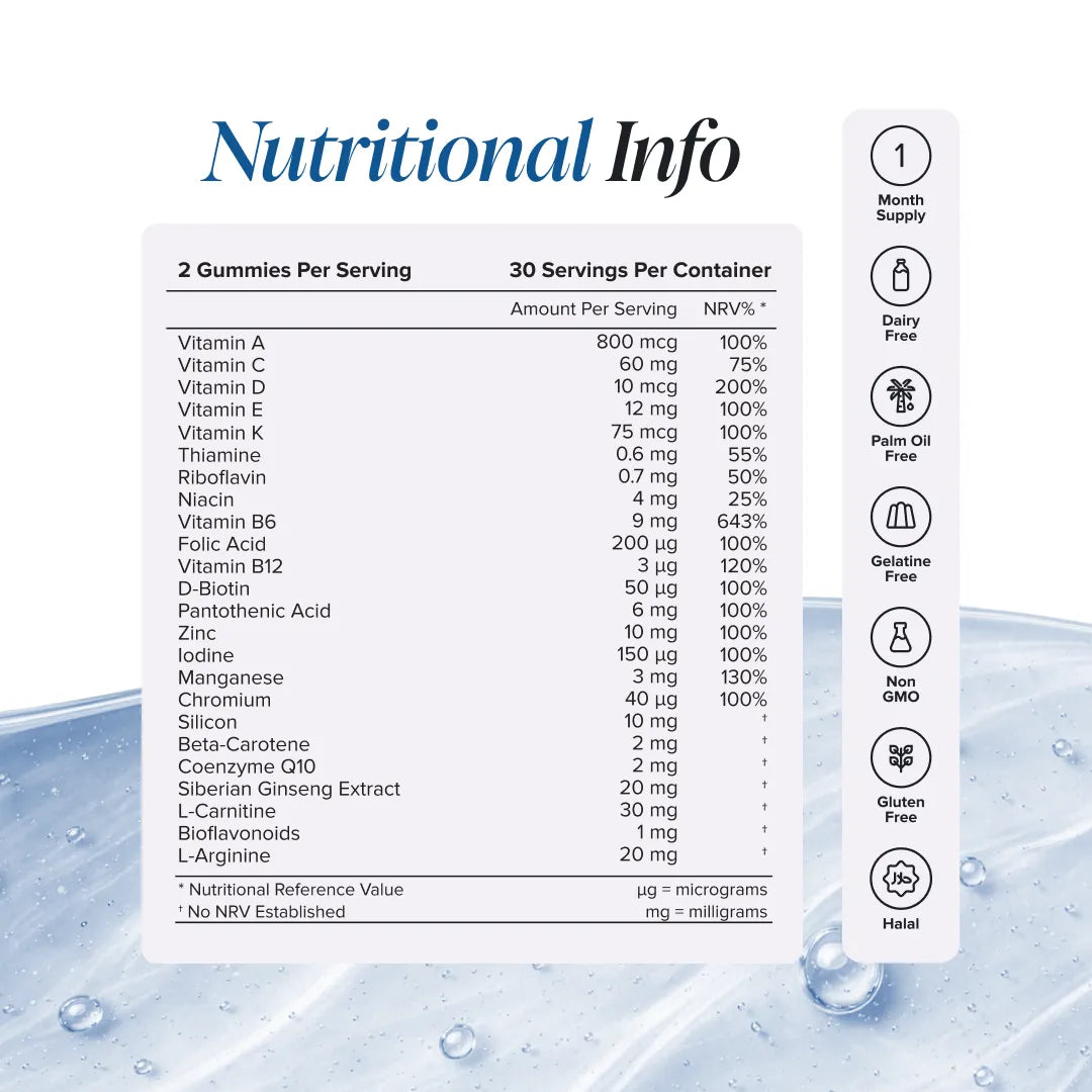 Novomins Multivitamines Hommes Gummies Sans Sucre