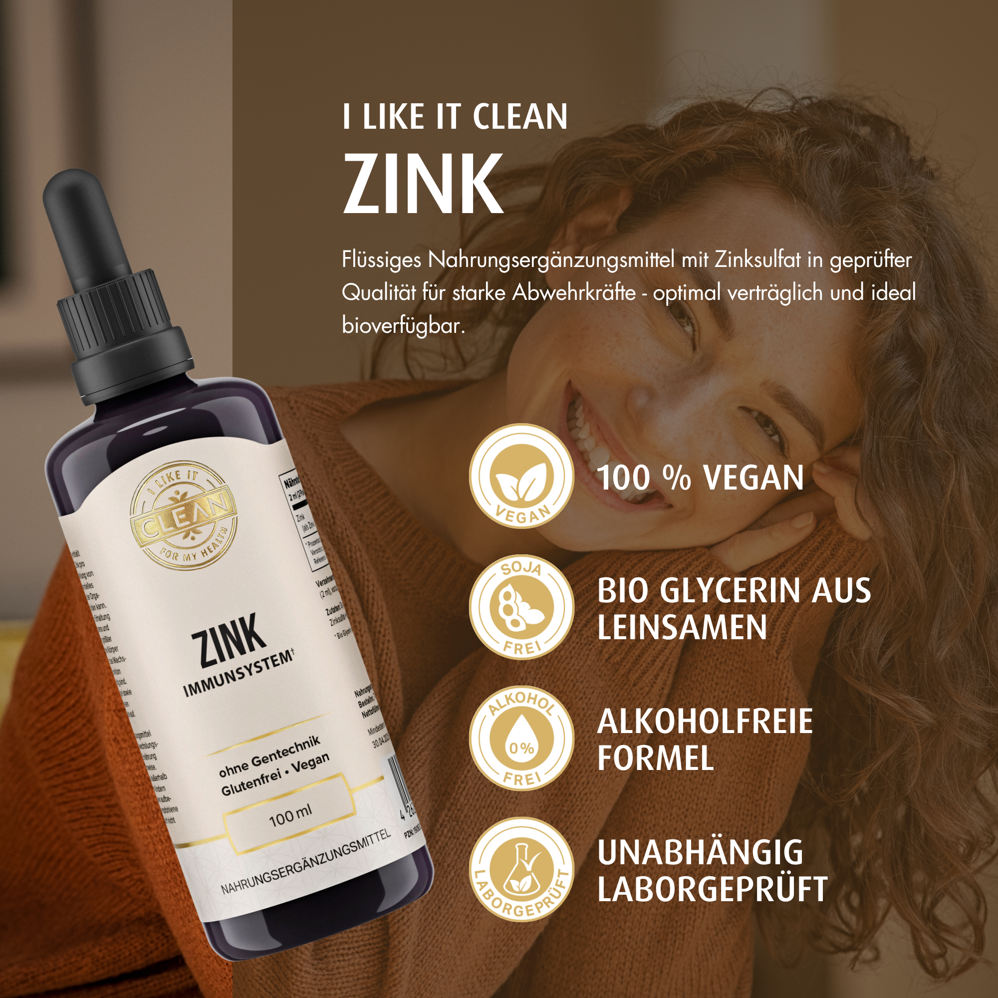 i like it clean Zink zinc liquide 100 ml 7,5 mg