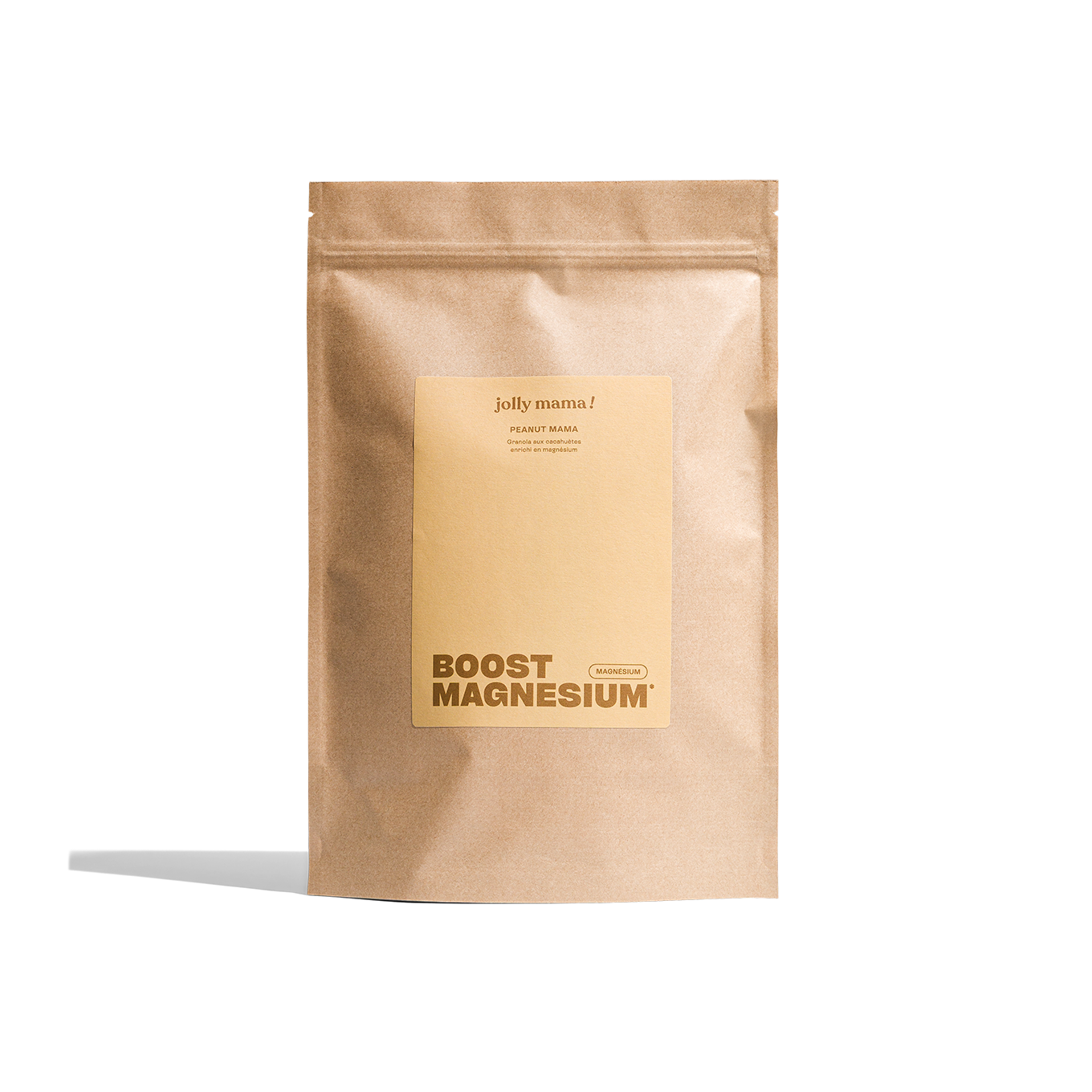Jolly Mama Peanut Mama granola cacahuète 1 produit magnésium