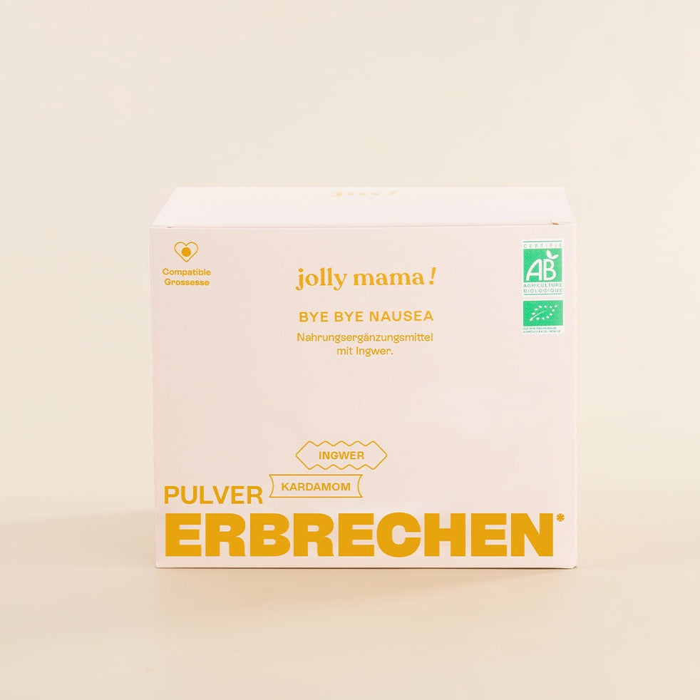 Jolly Mama Bye Bye Nausea gélules gingembre bio